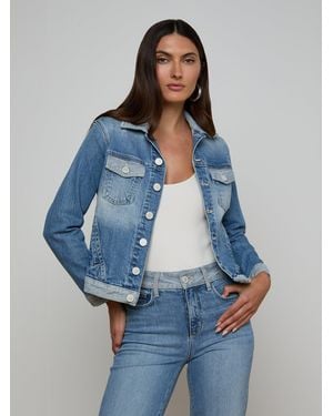 L'Agence Maven Jean Jacket - Blue