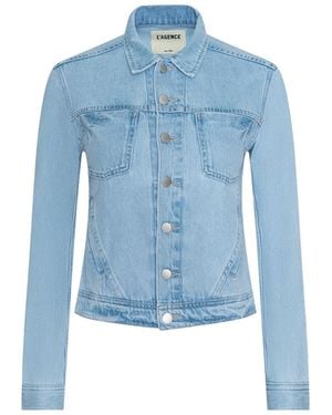 L'Agence Celine Jean Jacket - Blue