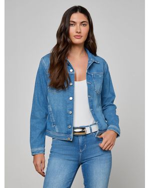 L'Agence 'Agence Celine Jean Jacket - Blue