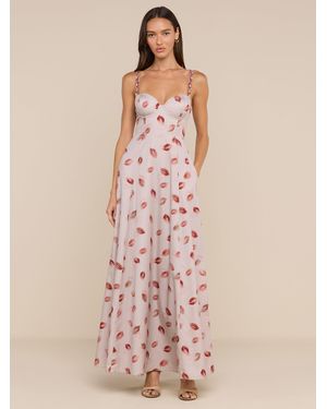 L'Agence Sutton Maxi Dress - Pink