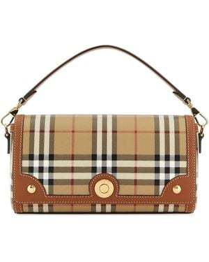 Burberry Ll Sm Clip Messenger Lgl in Natural | Lyst