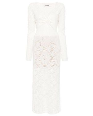 Twin Set Midi Dresses - White