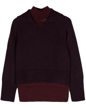 Victoria Beckham Round Neck - Purple