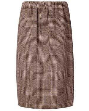 Jejia Midi Skirts - Brown