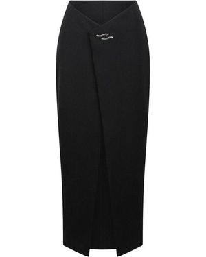 Ssheena Midi Skirts - Black