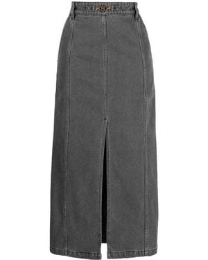 Paltò Midi Skirts - Grey