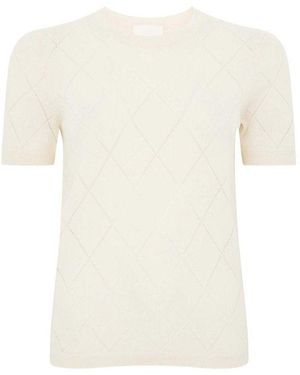 ABSOLUT CASHMERE Round Neck - White