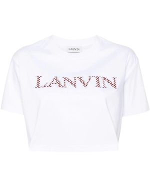 Lanvin Embroidered T-Shirt - White