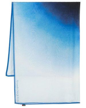 Alexander McQueen Scarves - Blue