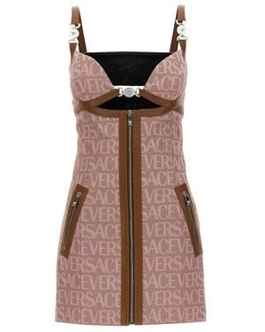 Versace Mini Dresses - Brown