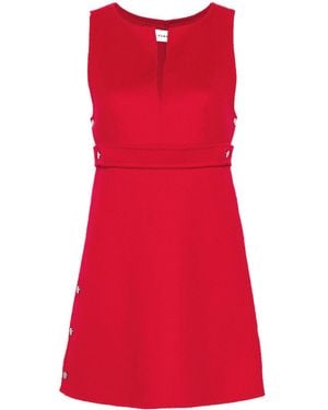 P.A.R.O.S.H. Leak Belted Mini Dress - Red