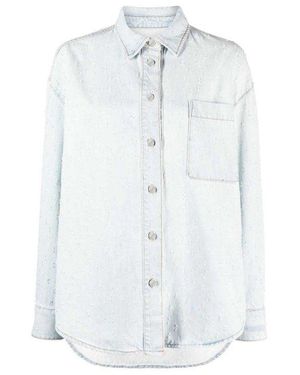 MSGM Denim Shirt - White