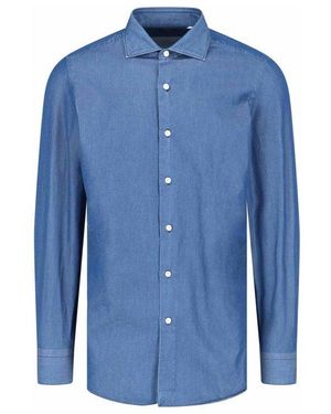 Finamore 1925 Shirts - Blue