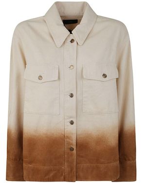 Alanui Bright Hues Denim Overshirt - Natural