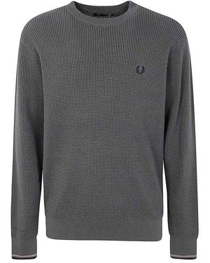 Fred Perry Round Neck - Grey