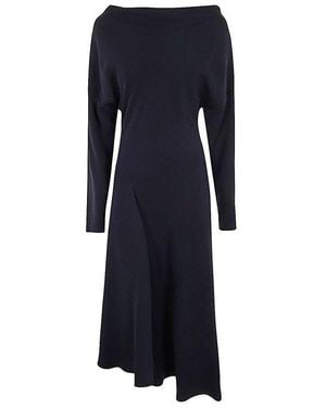 P.A.R.O.S.H. Midi Dresses - Blue