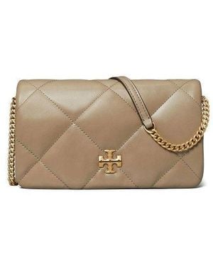 Tory Burch Borsa A Tracolla Kira Diamond Chain - Neutro