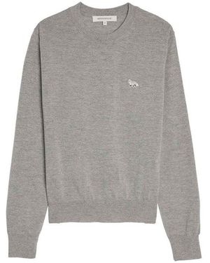 Maison Kitsuné Round Neck - Grey