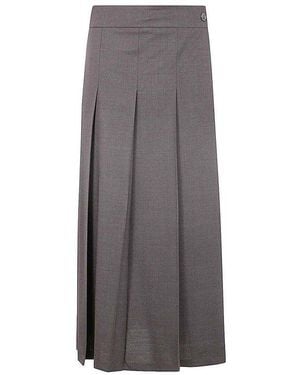 P.A.R.O.S.H. Midi Skirts - Grey