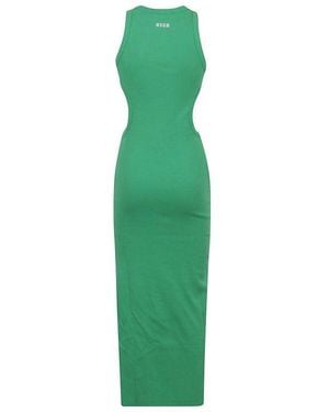 MSGM Long Dresses - Green