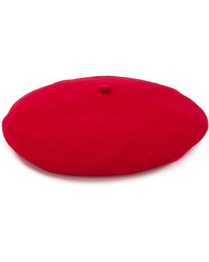 Celine Robert Knitted Beret Hat - Red