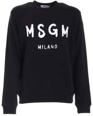 MSGM Sweatshirts - Black