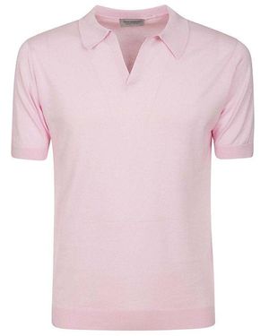 John Smedley Shirts - Pink