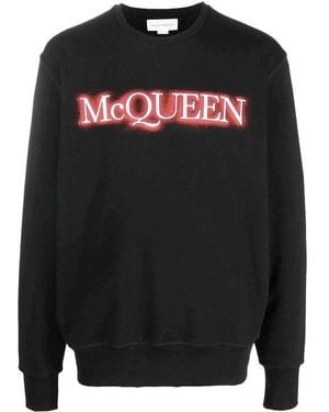 Alexander McQueen Sweatshirts - Black