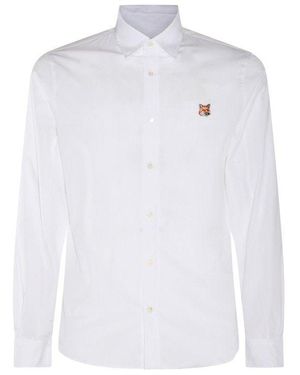 Maison Kitsuné Shirts - White