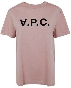 A.P.C. T-Shirts - Pink