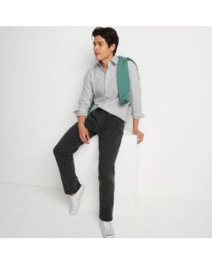 Lands' End Classic Fit Denim-Jeans Mit Stretch - Grau