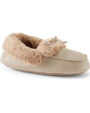 Lands' End Mokassin-Slipper - Natur