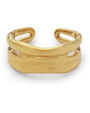 Lands' End Wasserfester, Verstellbarer Stapelring, Damen, Größe:Null Regular, By - Mettallic