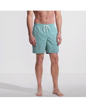 Lands' End Badeshorts Mit Hydroliner, 18 Cm, Herren, Größe:44-46 Regular, By - Blau