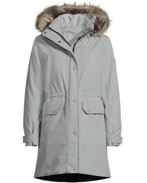 Lands' End Expeditions-Daunenparka, Damen, Größe Plus, Polyester, By - Grau