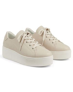 Lands' End Plateau-Sneaker, Damen, Größe Regular, Synthetic-Blend, By - Weiß
