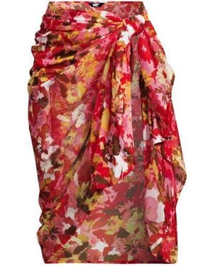 Lands' End Pareo Aus Voile, Damen, Größe Regular, Polyester, By - Rot