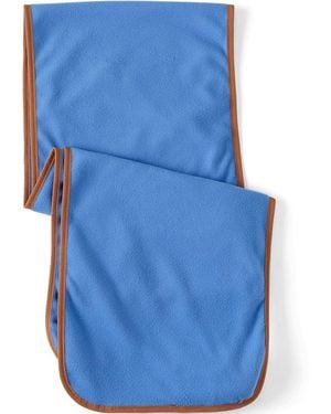 Lands' End Wasserabweisender Anyweather Fleece-Schal, Damen, Größe Regular, Polyester, By - Blau