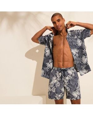Lands' End Badeshorts Mit Hydroliner, 18 Cm, Herren, Größe:44-46 Regular, By - Blau