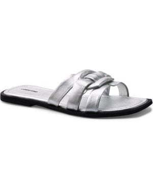 Lands' End Leder-Sandalen, Damen, Größe Regular, Leder, By - Weiß