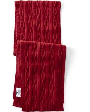 Lands' End X Lulu Guinness Lips Schal, Damen, Größe:Null Regular, Polyester, By - Rot