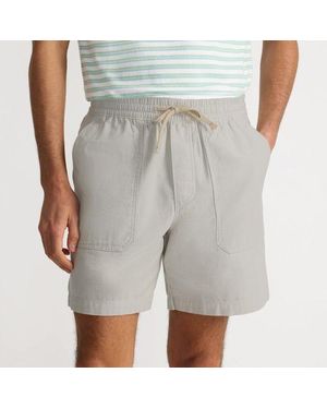 Lands' End Schlupf-Shorts, Herren, Größe:44-46 Regular, Baumwolle, By - Grau