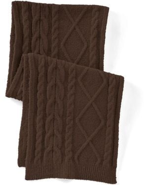 Lands' End Cashtouch Schal, Damen, Größe Regular, Polyacryl/Nylon-Mischung, By - Braun