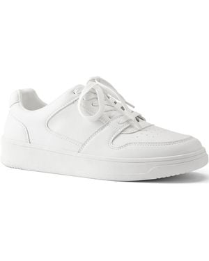 Lands' End Sneaker Zum Schnüren, Herren, Größe Regular, By - Weiß