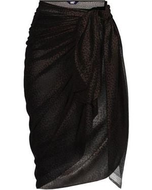 Lands' End Pareo Aus Voile, Damen, Größe Regular, Polyester, By - Schwarz