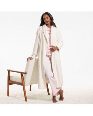 Lands' End Bademantel Mit Schalkragen, Damen, Größe Regular, Polyester, By - Pink