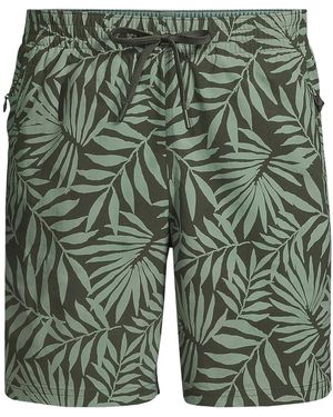 Lands' End Badeshorts Mit Hydroliner, 18 Cm, Herren, Größe Regular, By - Blau