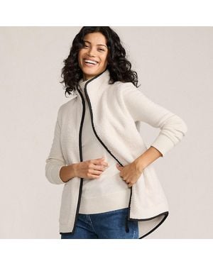 Lands' End Teddy-Weste, Damen, Größe Regular, Polyester, By - Natur