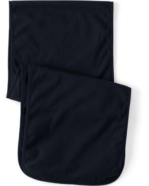 Lands' End Wasserabweisender Anyweather Fleece-Schal, Damen, Größe Regular, Polyester, By - Blau