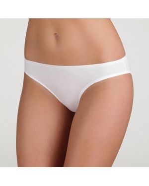 DIM Braga Tipo Slip De Algodón Mes Essentiels By Talla. Color - Blanco